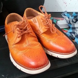 Bruno Marc tan leather shoes size 7